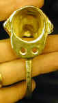 Golden Retriever Head Hook, back view