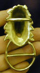 Icelandic Horse Scarf Ring, back view