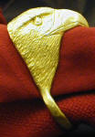 Eagle Napkin Ring, side view