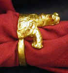 Turtle Napkin Ring, side view