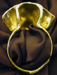 Brittany Spaniel Napkin Ring, back view