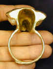 Doberman (natural ears) Napkin Ring, back view