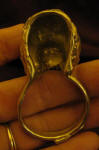 Labradoodle Napkin Ring, back view