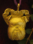 Brussels Griffon (natural ears) Ornament