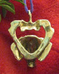 Dachshund Ornament, back view