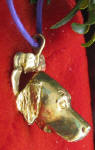 Golden Retriever Ornament, side view