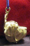 Mastiff Ornament. side view
