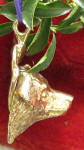 Australian Shepherd Ornament, side view