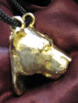 Lioness Pendant, side view