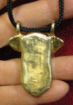 Airedale Pendant, back view