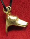 Greyhound / Whippet Pendant, side view