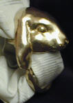 Rabbit (Lop) Scarf Ring, side view