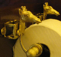 Giraffe Toilet Paper Holder, side view