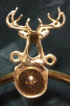 Whitetail Deer Towel Ring, close up, back view