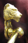 Tiger Towel Ring, close up, side view