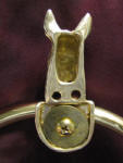 Scottie Towel Ring, back view